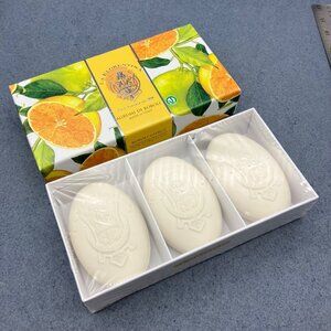 La Florentina Boboli Citrus Hand Soap Set 3 x 150g Orange Extract Made In Italy